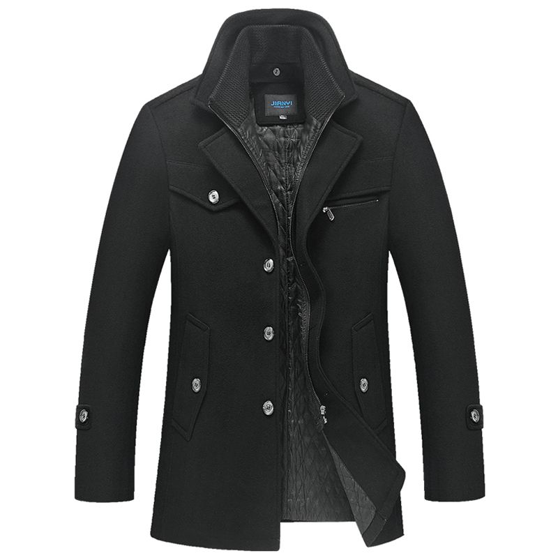 Slim overcoat mens on sale