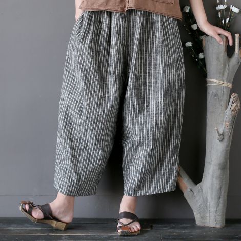 Loose Striped Pants