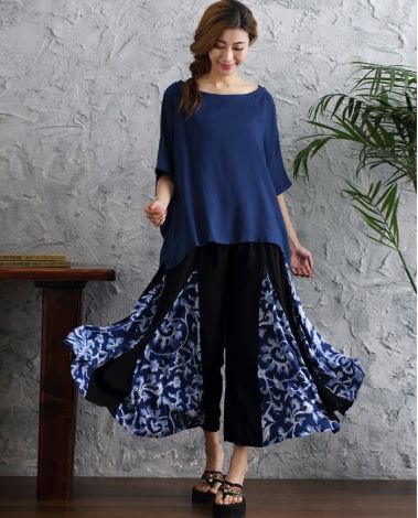 Women's Side Split Casual T-Shirt